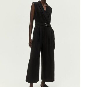 NWT H&M Black Belted Jumpsuit - Size XL